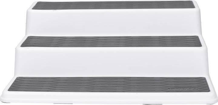 Actual product image Copco Three Tier Cupboard Shelf Organiser, Each Step Is 3.5cm High, 26x23x8.5cm, Labelled