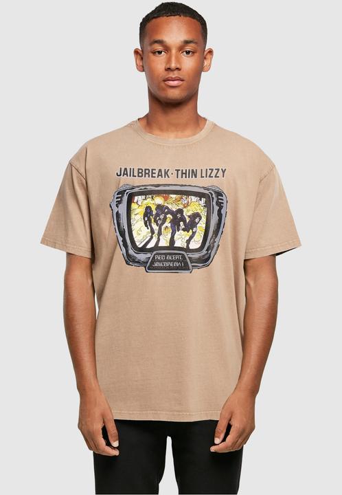 Immagine prodotto Merchcode Thin Lizzy - Maglietta oversize con lavaggio acido Jailbreak - 160119 (L)