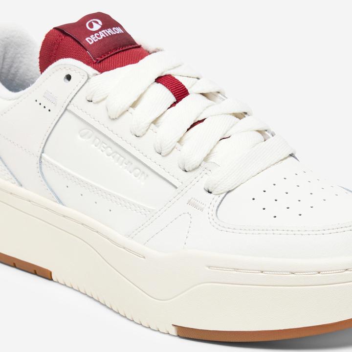 Image du produit Decathlon Baskets femme, CJ80 platform, Blanc et Bordeaux (42)