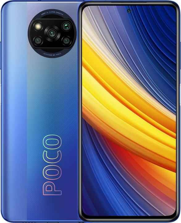 Produktbild Xiaomi Poco X3 Pro (128 GB, Frost Blue, 6.67", Hybrid Dual SIM, 48 Mpx, 4G)