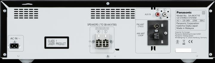 Image du produit Panasonic SC-AKX710E-K (WiFi, Lecteur de CD, 1x 2000 W)