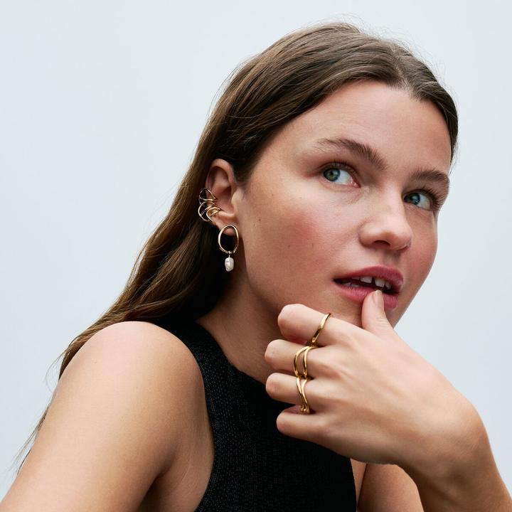 Immagine prodotto Pandora Anello organico a fascia stampato (60, 925 Argento)