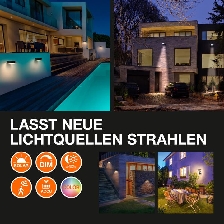 Actual product image Osram ENDURA GARDEN SPOT Wall + Spike RGB + W (55 lm, IP44)