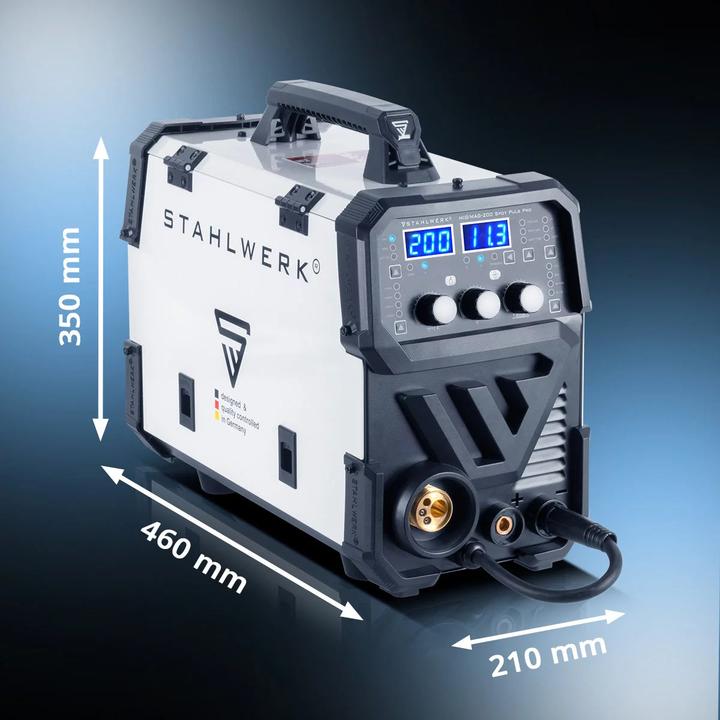 Produktbild Stahlwerk Schweissgerät MIG MAG 200 Spot Puls Pro Kombigerät mit Spotfunktion