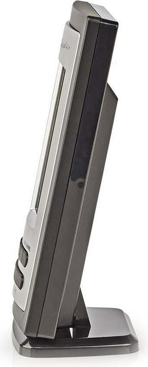 Actual product image Nedis Weather Station - Alarm - Hygrometer - Outdoor Sensor - Black/Silver