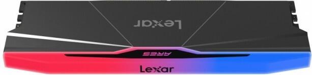Image du produit Lexar Kit Barrettes mémoire 32Go (2x16Go) DIMM DDR5 Ares RGB 6000MHz (Noir) (2 x 16GB, 6000 MHz, RAM DDR5, U-DIMM)