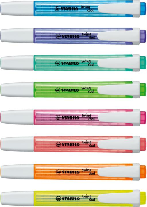 Produktbild STABILO Textmarker - swing cool - 10er Pack - orange (Orange, Weiss, 4 mm, 1 x)