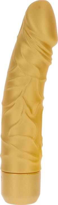 Actual product image ToyJoy Will They Be Real? Gold Thick Original Vibrator Gold