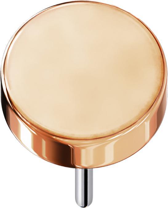 Immagine prodotto Star Piercing Disco Threadless oro rosa (senza ottone, Titanio G23)