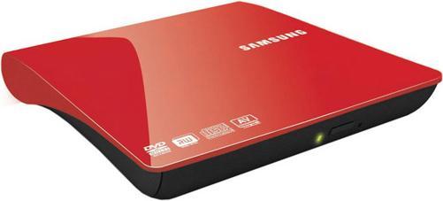 Produktbild Samsung SE-208DB, Externes CD/DVD Laufwerk, red (DVD Laufwerk)