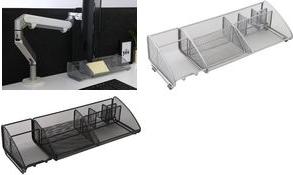 Produktbild Alba Stiftek”cher "MESHBOARD", Drahtmetall, 9-F„cher schwarz