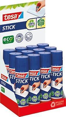 Image du produit tesa Bâton de colle ecoLogo Stick, 20 g, présentoir de comptoir