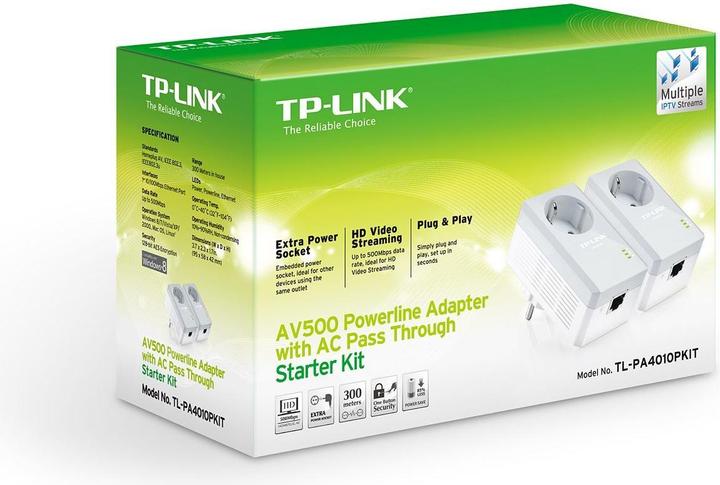 Produktbild TP-Link TL-PA4010P KIT Starter Kit (600 Mbit/s)