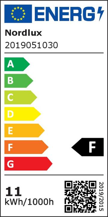 Label énergétique Nordlux Fold 15, applique murale, cuivre (225 lm, IP54)