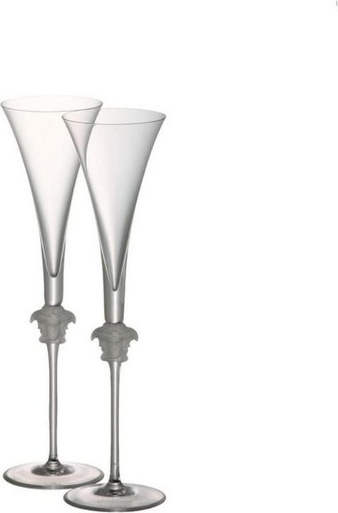Actual product image Versace Drinking glasses Medusa Lumiere champagne flute (1 Glasses, Champagne glasses)