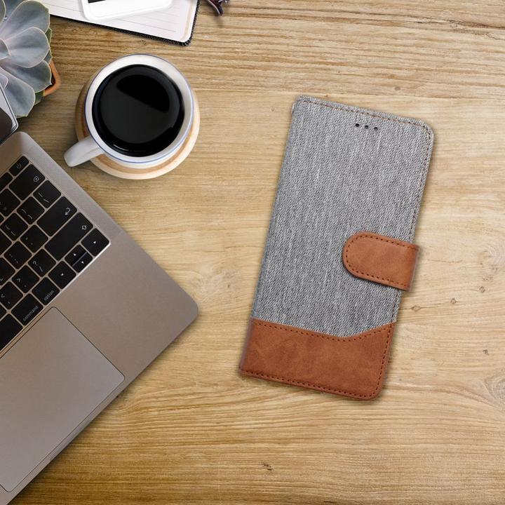 Image du produit OEM Book case JEANS Book for IPHONE 11 gray (Apple iPhone 11)