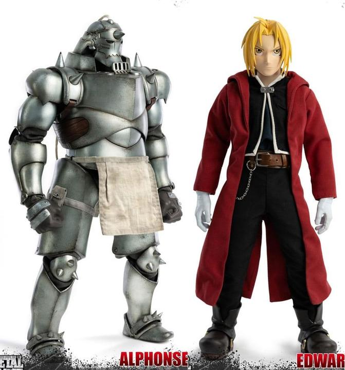 Produktbild ThreeZero Fullmetal Alchemist: Brotherhood pack 2 figurines 1/6 Alphonse & Edward Elric Twin Pack