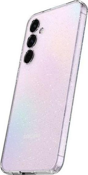 Actual product image Spigen Liquid Crystal case for Samsung Galaxy A55 5G - transparent and glitter (Samsung Galaxy A55)