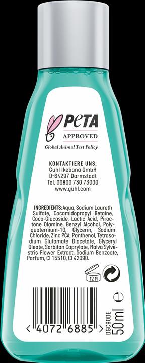 Produktbild Guhl ANTI-SCHUPPEN Shampoo 50ml (50 ml, Flüssiges Shampoo)