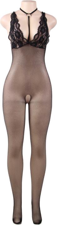 Produktbild Queen Lingerie Fishnet Sheer Offen Croth Bodystocking (S, M, L)
