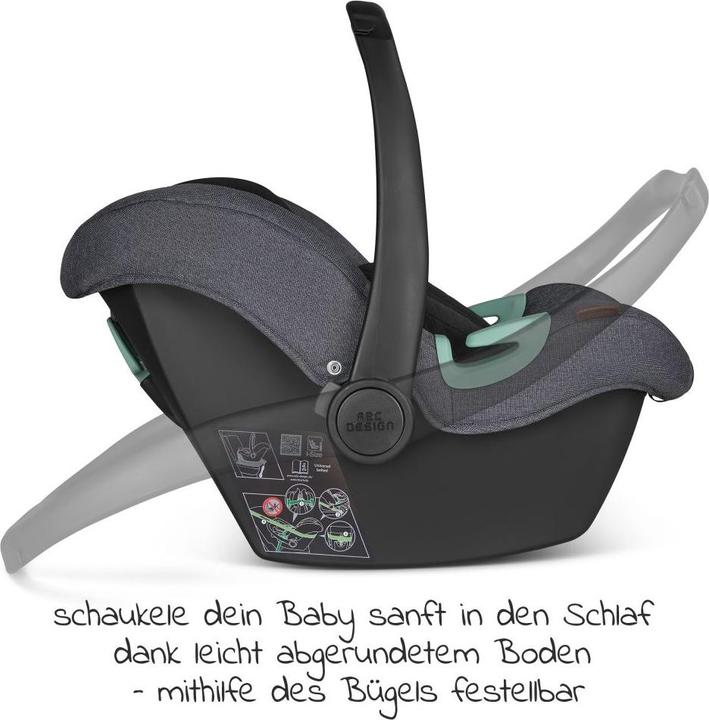Actual product image ABC Design ABC Tulip baby car seat i-Size / 0 to approx. 13 kg (Baby car seat, ECE R129/i-Size Standard)