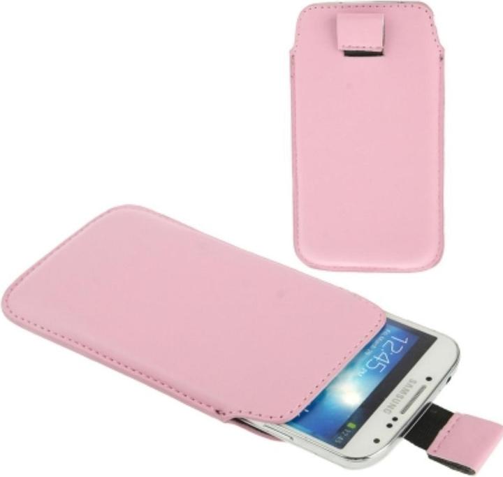 Produktbild König Design Handyhülle Tasche Slide für Handy Samsung Galaxy S5 / S5 Neo Rosa (Samsung Galaxy S5 Neo, Samsung Galaxy S5)