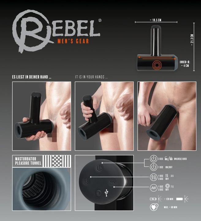 Actual product image Rebel 2 Function Masturbator