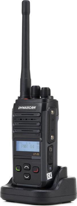 Immagine prodotto PNI Radio portatile PMR Dynascan LP-50, 16CH, Scan, Vox, CTCSS, DCS, batteria 2000 mAh, IP67