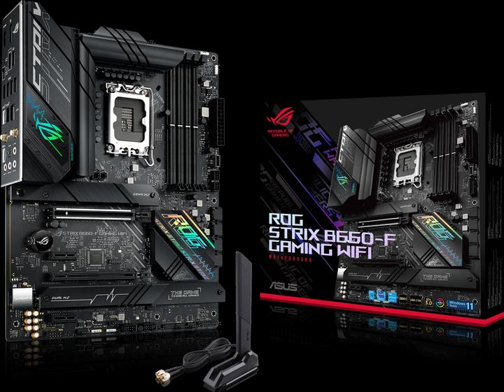 Actual product image ASUS ROG STRIX B660-F GAMING (LGA 1700, Intel B660, ATX)