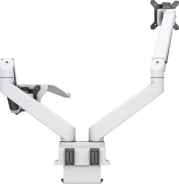 Produktbild Multibrackets Monitorhalter Duo 32", Alum., weiss, rotierbar 90° (Tisch, 32")