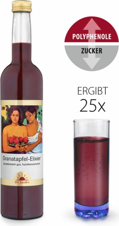 Produktbild Dr. Jacob's Granatapfel Elixier fermentiert (1 Stück, Flüssigkeit, 897 g)