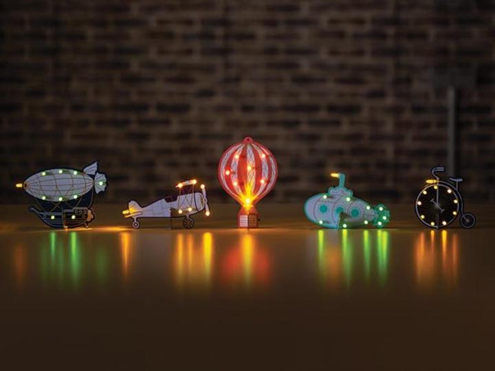 Produktbild Whadda Heissluftballon im Retro-Design - Lern-Bausatz zum Löten (Elektronikkit)