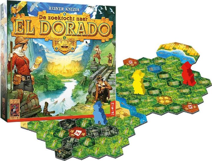 Produktbild 999Games Das Brettspiel „Die Suche nach El Dorado“. (Niederländisch)