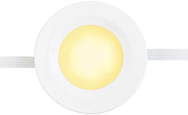 Image du produit Lunartec Jeu de 4 lampes d'extension pour les luminaires d'agencement LED ULA-100 (RGBW, 7 cm)