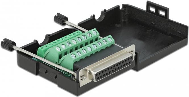 Produktbild Delock Adapter Terminalblock 26Pin - DB25 Parallelport Buchse (0.06 m, Parallel (Drucker))