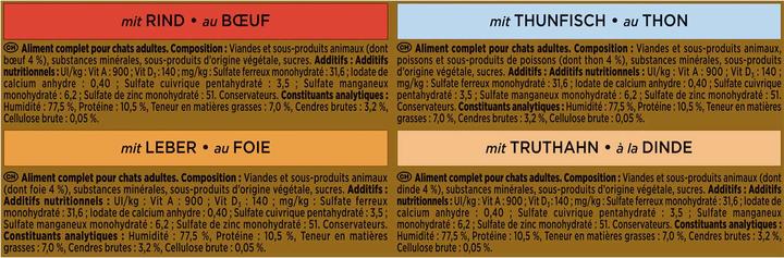 Actual product image Gourmet Gold (Adult, 4 pcs., 340 g)