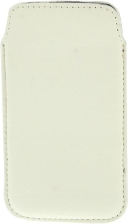 Produktbild König Design Handyhülle Tasche Slide für Handy Samsung Galaxy S5 / S5 Neo Weiss (Samsung Galaxy S5 Neo, Samsung Galaxy S5)