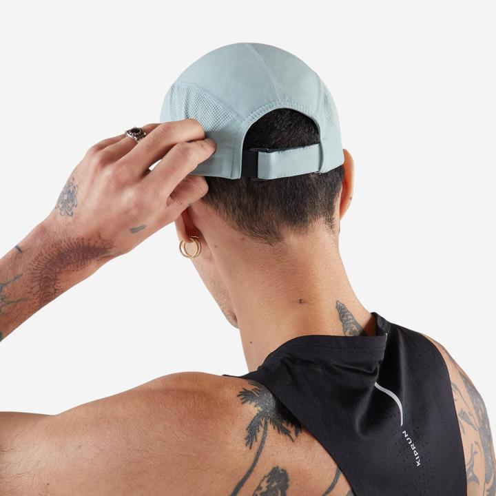Actual product image Kiprun Lauf-Cap Schirmmütze - V2 grün