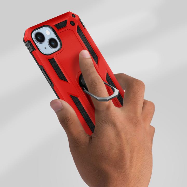 Actual product image Avizar Shockproof Mobile Phone Case with Ring Series (Apple iPhone 14)