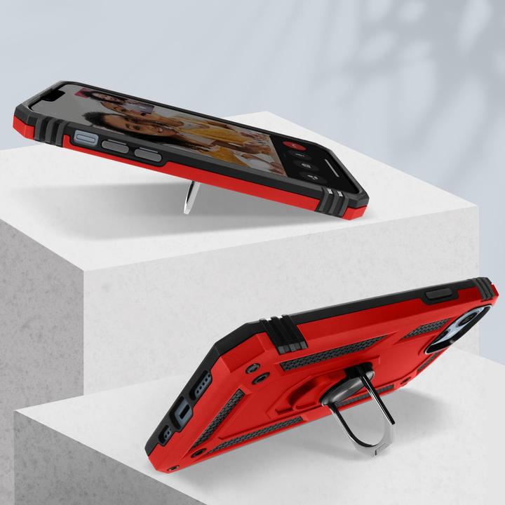 Actual product image Avizar Shockproof Mobile Phone Case with Ring Series (Apple iPhone 14)