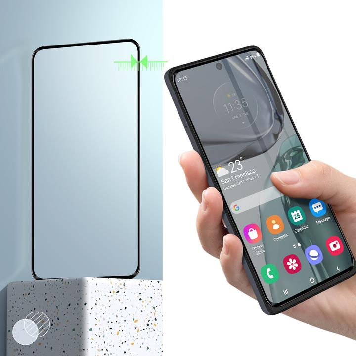 Produktbild Avizar 9H Härtegrad Glas-Displayschutzfolie (1 Stück, Motorola Moto G62 5G)
