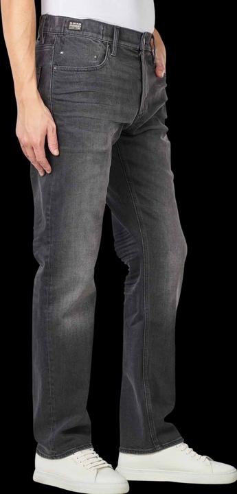 Actual product image G-Star Mosa Jeans Straight Fit Worn In Black Moon (W36/L32)
