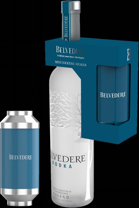 Produktbild Belvedere Vodka with Mini Cocktail Shaker (1 x 70 cl)