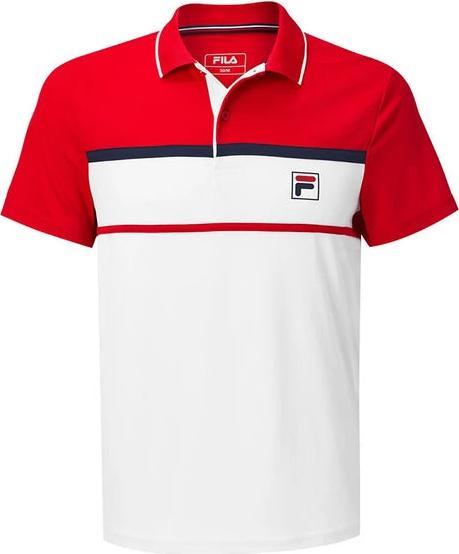 FILA Polo Anton White/Red Man