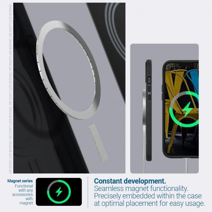 Produktbild Caseology Parallax Magsafe Case für Apple iPhone 14 Plus - matt black (Apple iPhone 14 Plus)