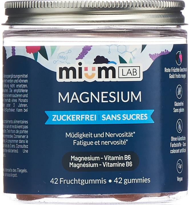 Actual product image Mium Lab Vitamingummis Magnesium (42 Piece, Gummies, 163 g)