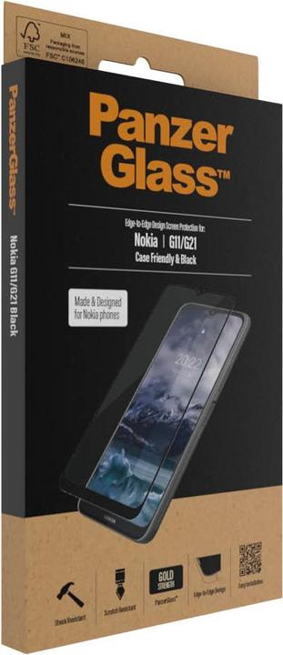 Produktbild PanzerGlass Displayschutz Case Friendly (1 Stück, Nokia G11, Nokia G21)