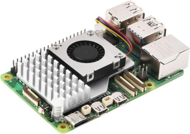Image du produit WaveShare Refroidisseur actif Raspberry Pi 5 avec ventilateur (B)