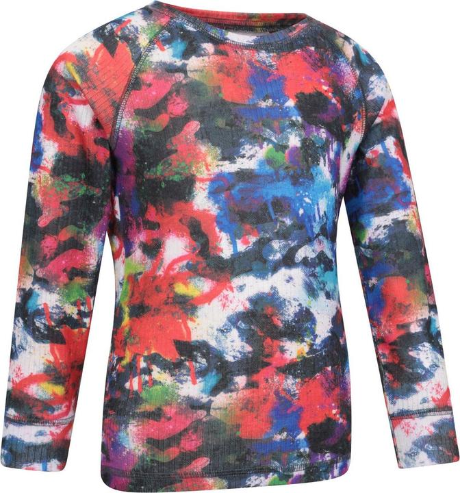 Actual product image Mountain Warehouse Childrens/Kids Talus Painted Effect Long-Sleeved Base Layer Set (98)