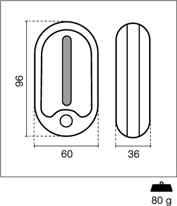 Actual product image Century Tommy night light with twilight sensor